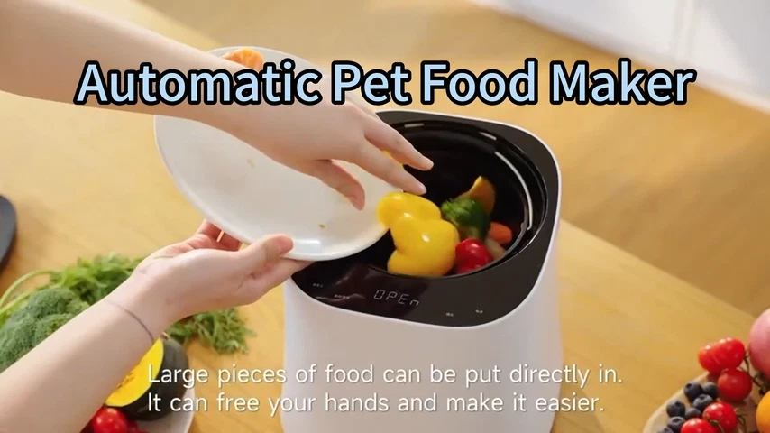 COZIWOW 7-in-1 Pet Food Maker Processor, One-Touch 25-Min Fast Cooker Medium-2L